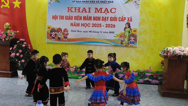 Khai mạc Hội thi Giáo viên Mầm non dạy giỏi cấp xã năm học 2025 - 2026