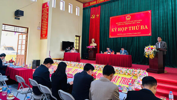 HĐND XÃ NHẤT HÒA TỔ CHỨC THÀNH CÔNG KỲ HỌP THƯỜNG LỆ CUỐI NĂM 2025