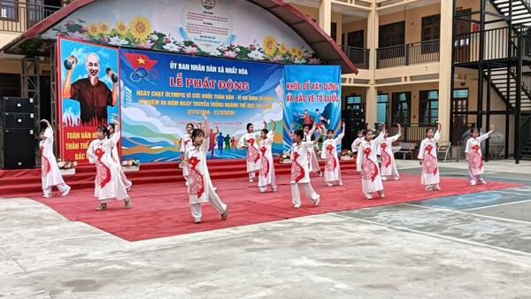 XÃ NHẤT HÒA  TỔ CHỨC LỄ PHÁT ĐỘNG “NGÀY CHẠY OLYMPIC VÌ SỨC KHỎE TOÀN DÂN - VÌ AN NINH TỔ QUỐC” NĂM 2026 VÀ KỶ NIỆM 80 NĂM NGÀY TRUYỀN THỐNG NGÀNH THỂ DỤC THỂ THAO 27/3/2046 – 27/3/2026