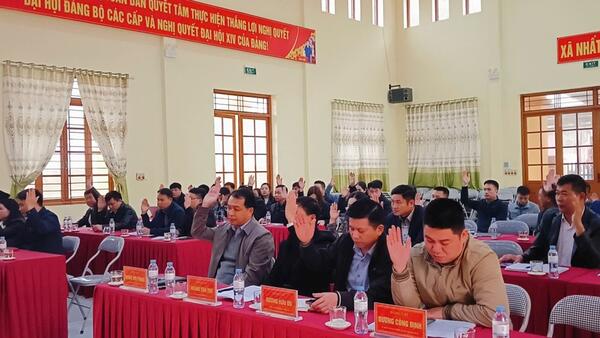 Đảng uỷ xã Nhất Hòa tổ chức hội nghị liên tịch lấy ý kiến cử tri  nơi công tác đối với người dự kiến giới thiệu ứng cử đại biểu HĐND,  nhiệm kỳ 2026 – 2031